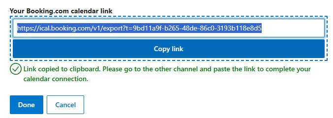 Calendrier Booking.com étape 6