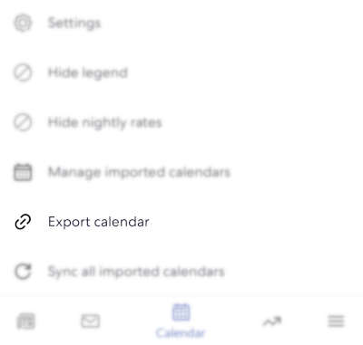 Calendrier VRBO mobile étape 3